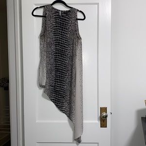 BCBGMAXAZRIA Cindi Asymmetrical blouse